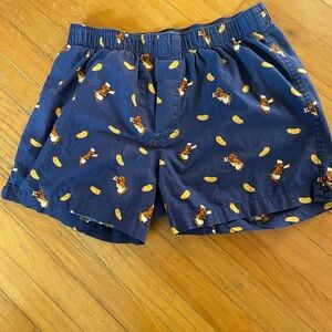 J. Crew Weiner dog boxer shorts size Medium